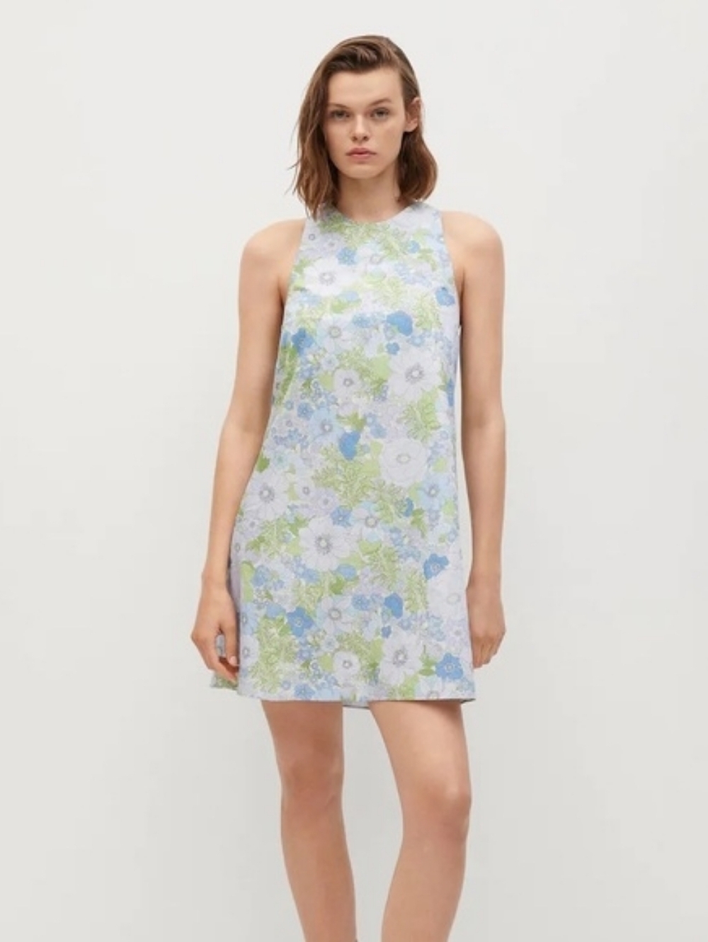 Mango Floral Mini Dress Size 4
